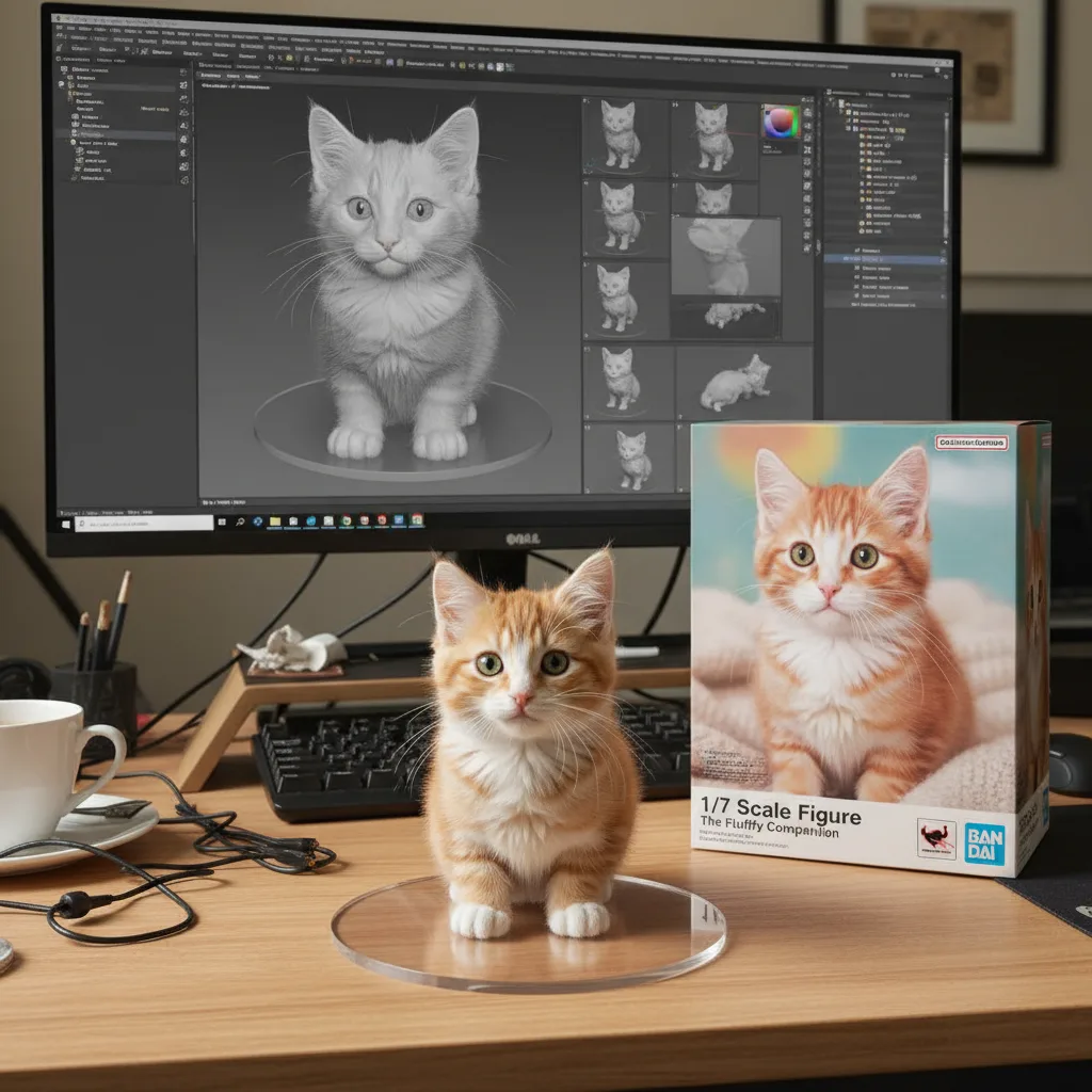 3Dフィギュアクリエイター result generated by Banana AI