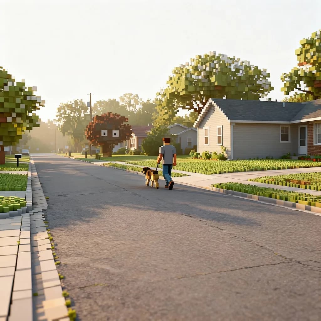 マインクラフトAIフィルター result generated by Banana AI