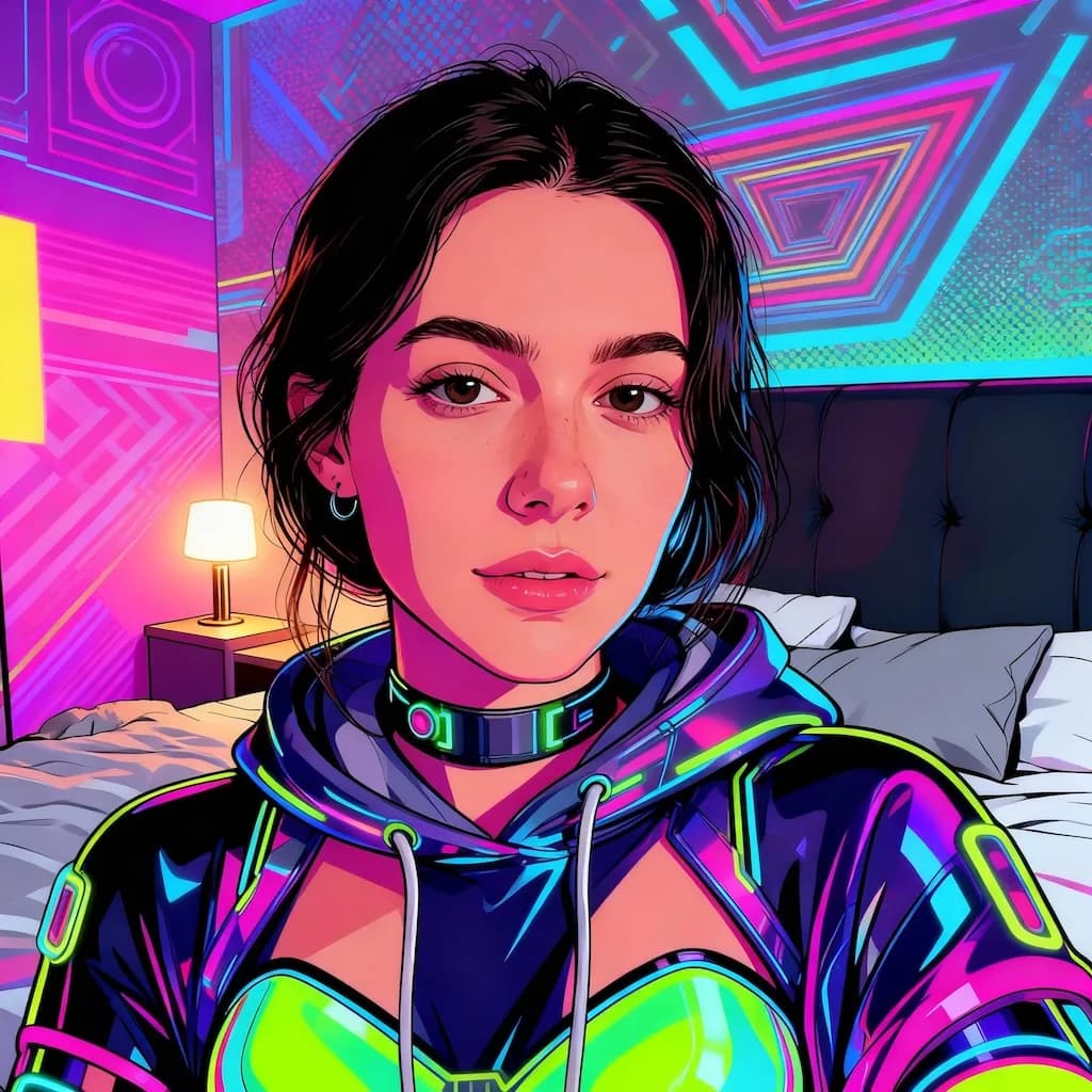 AI Y2K エステティック result generated by Banana AI