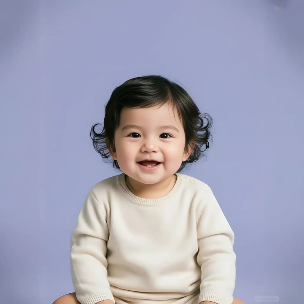 赤ちゃん顔生成器 result generated by Banana AI