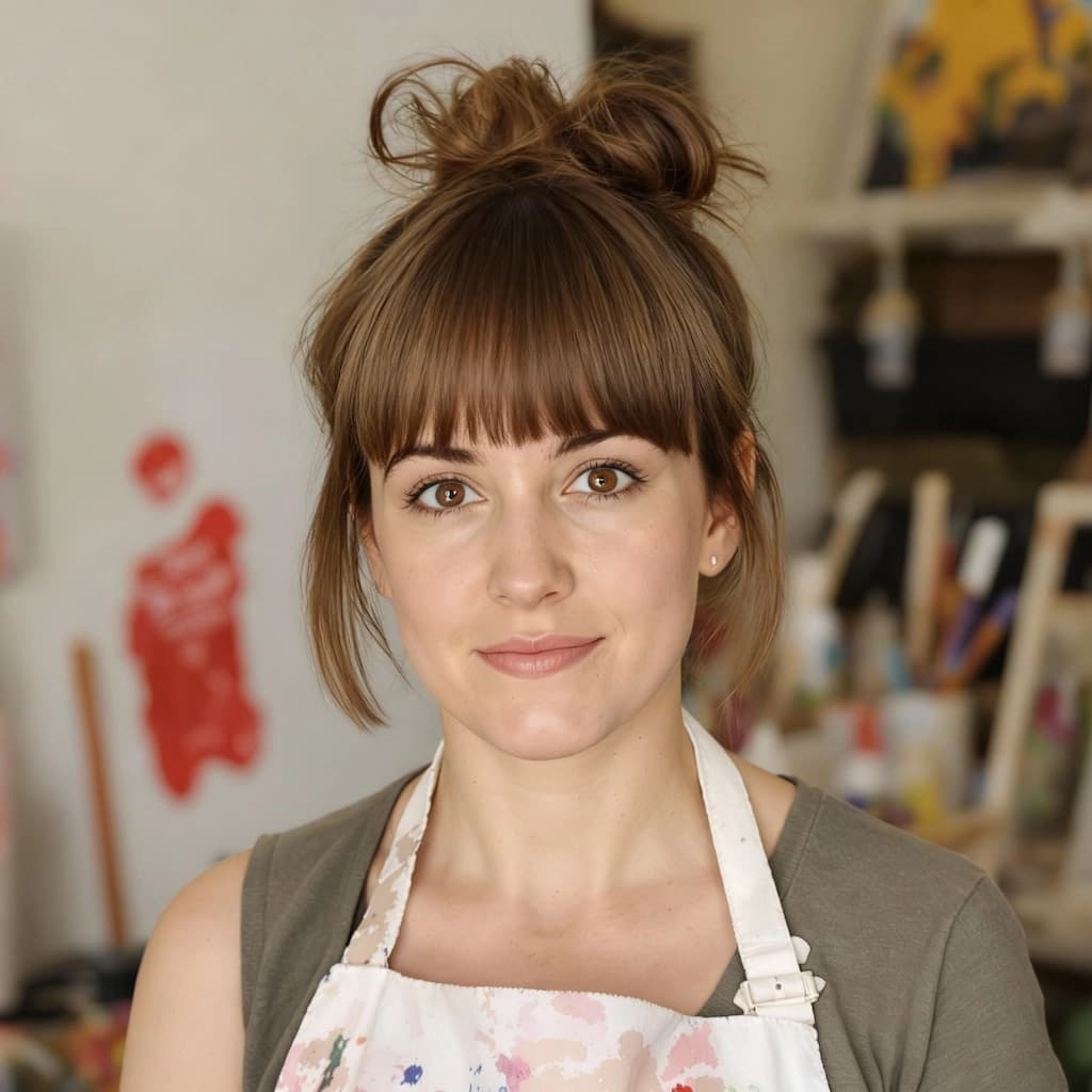 前髪フィルター result generated by Banana AI